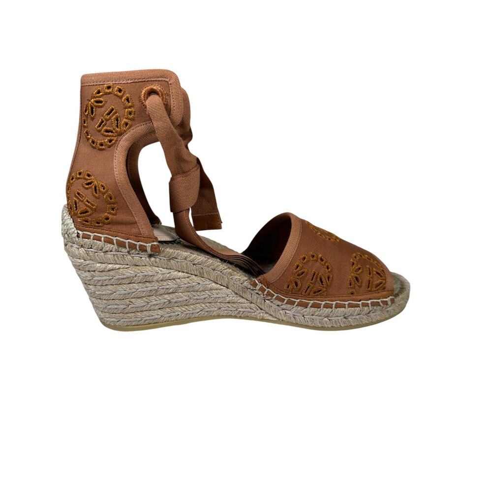 NIB Gucci Lilibeth Espadrille Embroidered Interlocking G Size EU38 US8